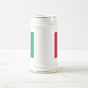 Cerveja Caneca com a bandeira de Italia
