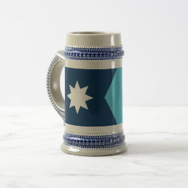 Cerveja Caneca com a Bandeira de Minnesota, EUA