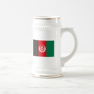 Cerveja Caneca da bandeira de Afeganistão