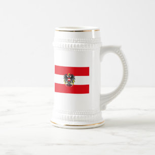 Cerveja Caneca da bandeira de Áustria
