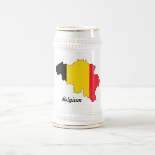 Cerveja Caneca da bandeira de Bélgica