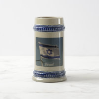 Caneca da bandeira de Israel