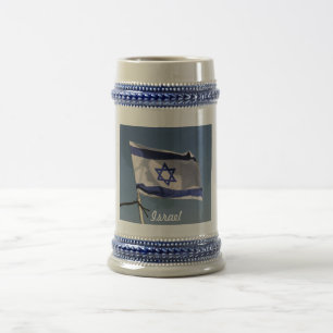 Cerveja Caneca da bandeira de Israel