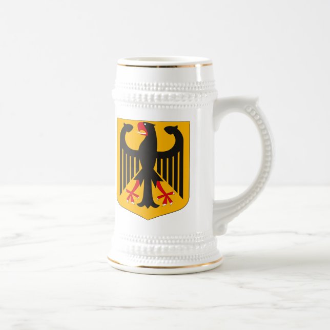 Cerveja Caneca da brasão de Alemanha (Direita)