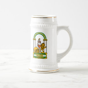 Cerveja Caneca da brasão de Andalucia