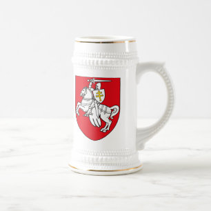 Cerveja Caneca da brasão de Belarus