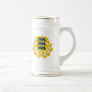 Cerveja Caneca da brasão de Estónia