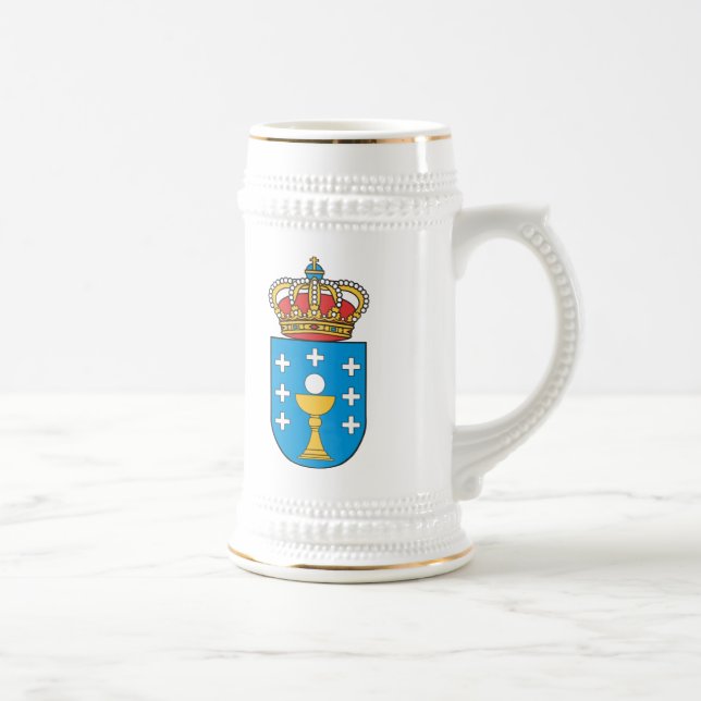 Cerveja Caneca da brasão de Galiza (Direita)