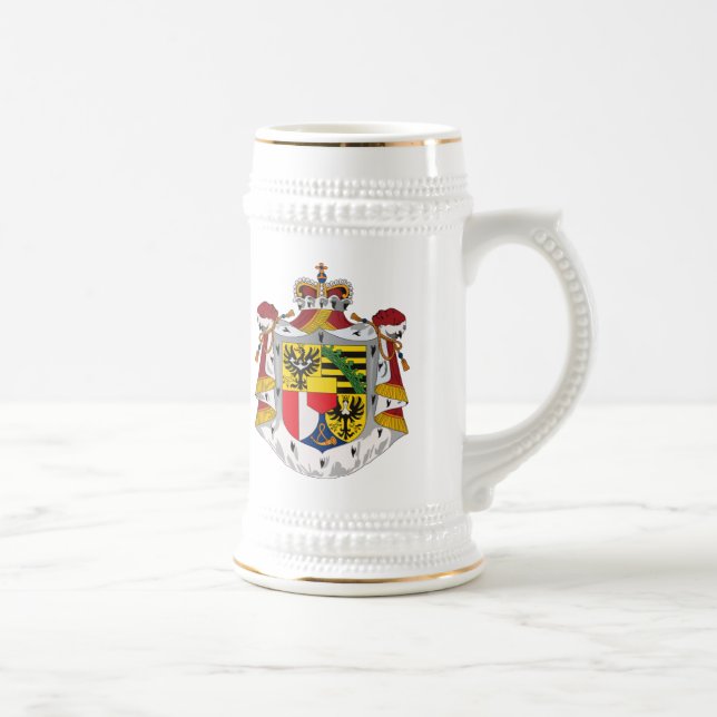 Cerveja Caneca da brasão de Liechtenstein (Direita)