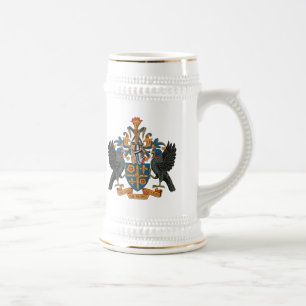 Cerveja Caneca da brasão de St Lucia