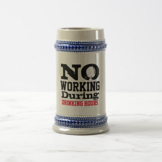 Cerveja Caneca da Hora de Beber sem Trabalho, Presente Div