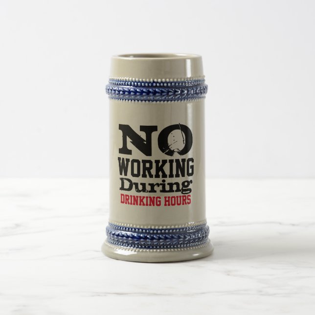Cerveja Caneca da Hora de Beber sem Trabalho, Presente Div (Centro)