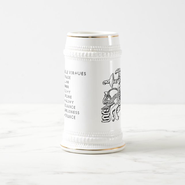 Cerveja Caneca das virtudes de Viking (Centro)