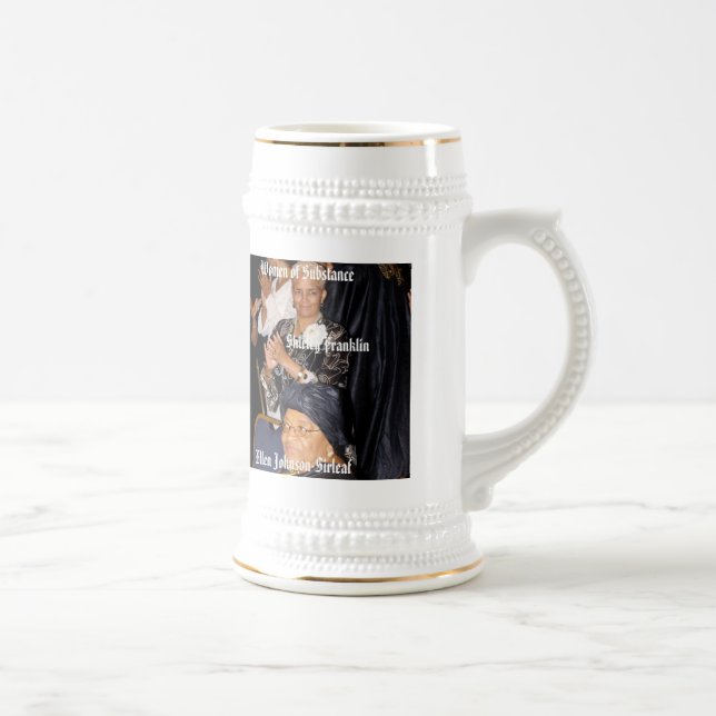 Cerveja caneca de 22 onças de Ellen Sirleaf (Direita)