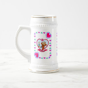 Cerveja Caneca de Anniversay do casamento