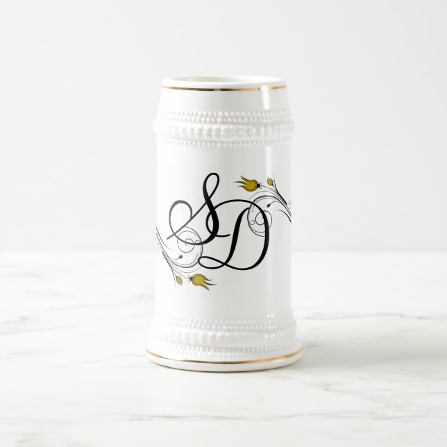 Cerveja Caneca de Bebida Monogramada (Centro)