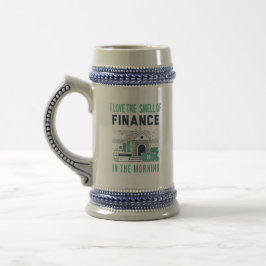 Cerveja Caneca de Finanças Divertida Negócios Escritório C