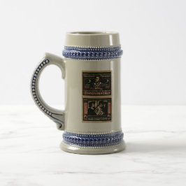 Cerveja Caneca de nota de banco Notgeld de 2 Marcos de 192