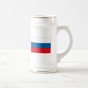 Cerveja Caneca (leve) da bandeira de Rússia
