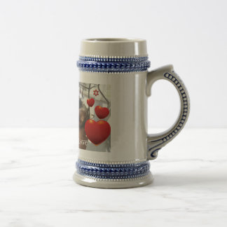 Cerveja Cinzas/azul do amor do german shepherd caneca de