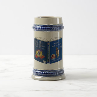 Cerveja Cinzas/azul do livro do german shepherd caneca de