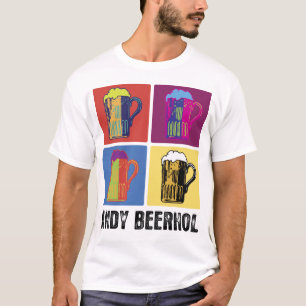 Cerveja como o t-shirt da arte