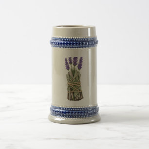 Cerveja Conjunto de Lavanda e Salvia em Caneca de Cerâmica