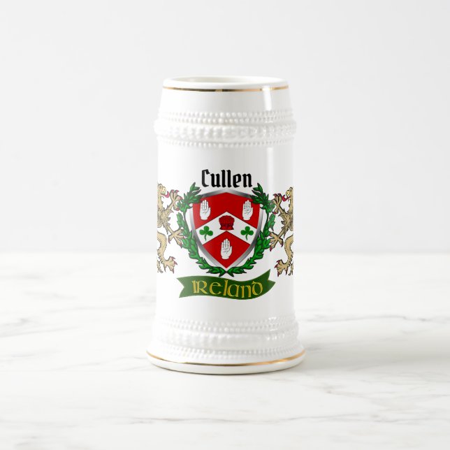Cerveja Cullen/O'Cullen Irish Shield Beer Caneca de cervej (Centro)