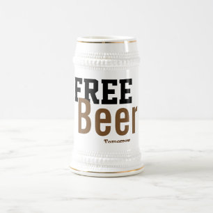Cerveja design engraçado livre da caneca da caneca de