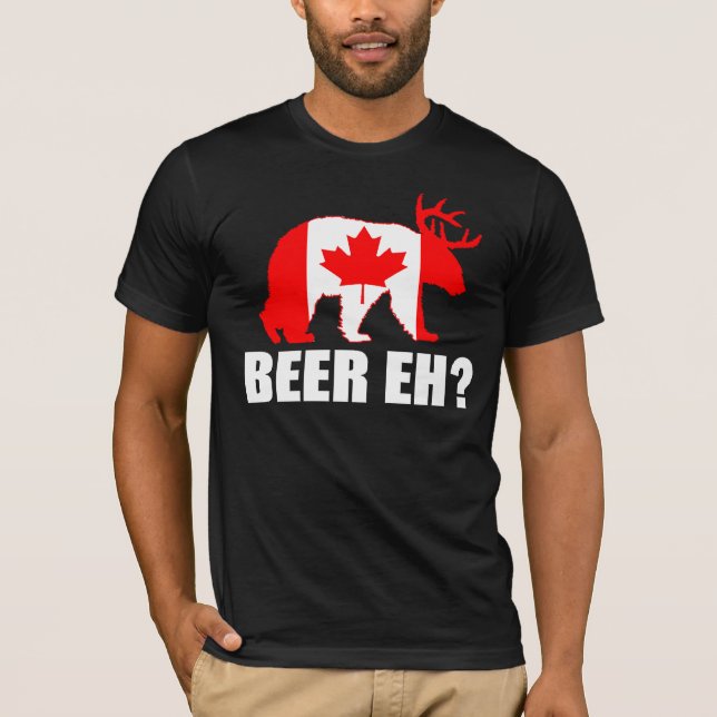CERVEJA EH?  T-shirt de Canadá (Frente)