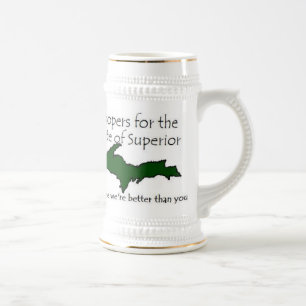 Cerveja Estado de caneca superior
