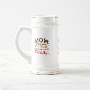 Cerveja Mãe: O Coração da Nossa Família - Design de Caneca