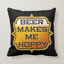 Cerveja Me Faz FELIZ - Almofada 40cm x 40cm