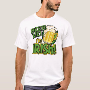 Cerveja mim eu sou camisa do dia de St Patrick do