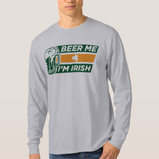 Cerveja mim eu sou camisa irlandesa