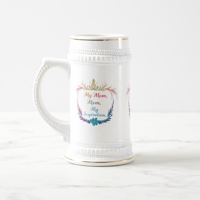 Cerveja Minha mãe, minha inspiração - Design de Caneca de  (Esquerda)
