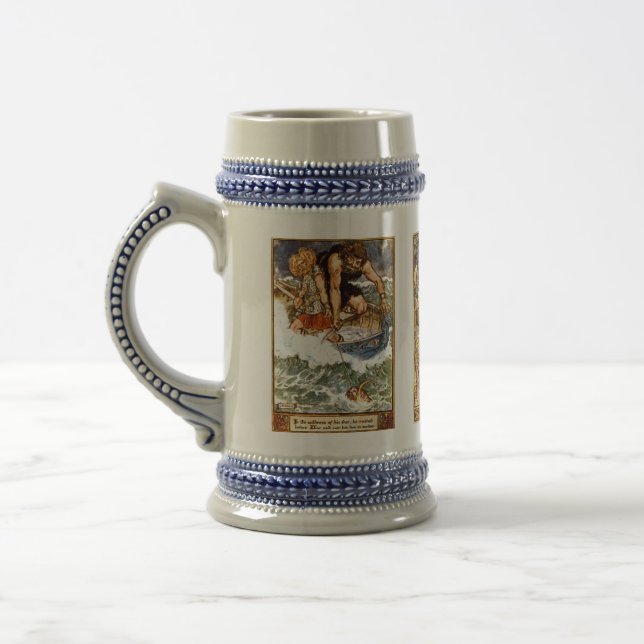 Cerveja Mitologia de noruegueses - cenas da caneca de (Esquerda)