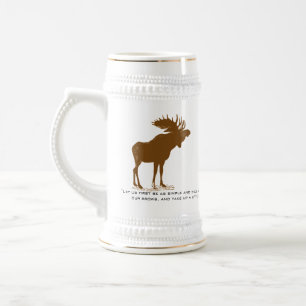 Cerveja Moose Caneca de cerveja-Walden, Henry David Thorea