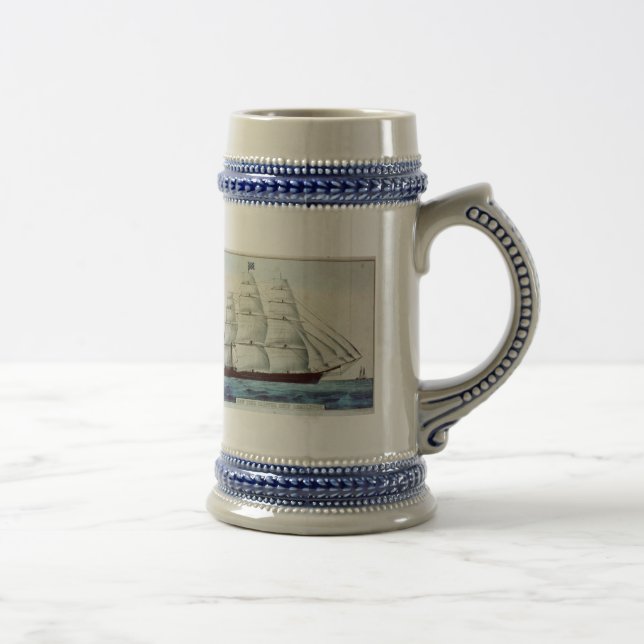 Cerveja Navio de tosquiadeira de New York - caneca de (Direita)