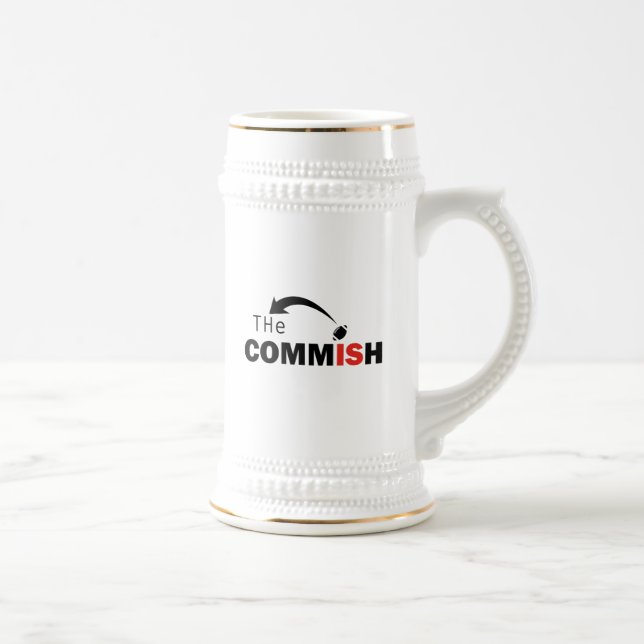 Cerveja O comissário do futebol da fantasia da caneca de (Direita)