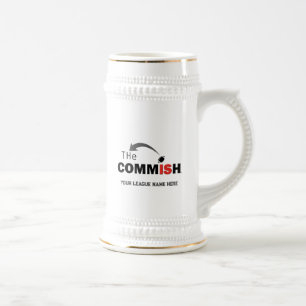 Cerveja O nome do personagem de futebol da Caneca de cerve