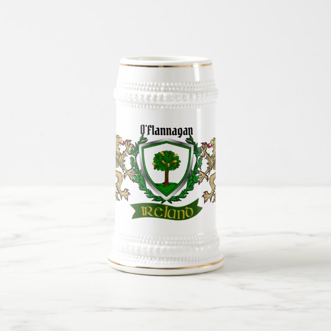 Cerveja O'Flannagan/Flannagan Irish Shield Beer Caneca de  (Centro)