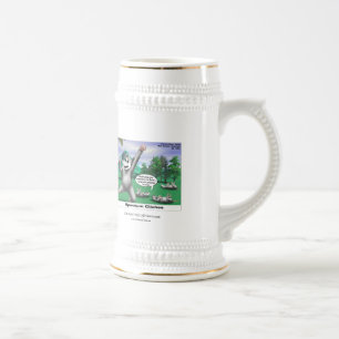 Cerveja OPossums Brincando de Morto Cartoon Caneca de Cerv