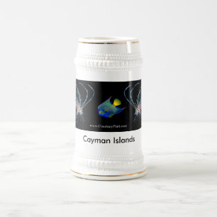 Cerveja Peixes da caneca de cerveja, Cayman Islands