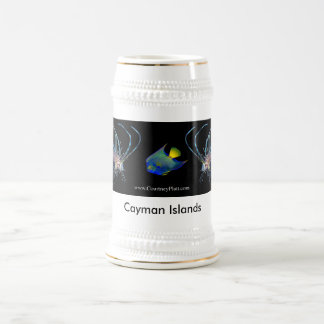 Cerveja Peixes da caneca de cerveja, Cayman Islands