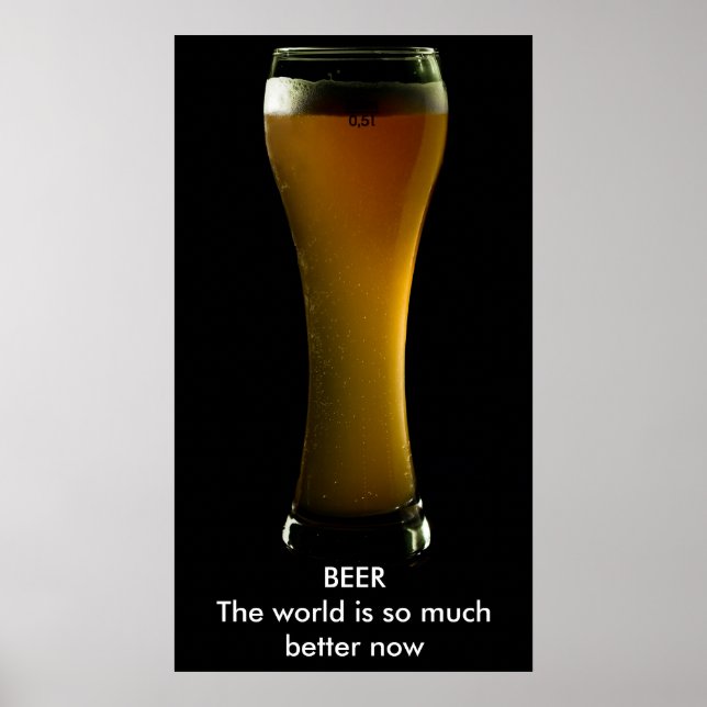Cerveja poster com texto (Frente)