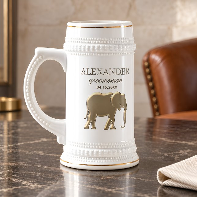 Cerveja Presente para Padrinho com Nome Data Caneca de Cer (Criador carregado)
