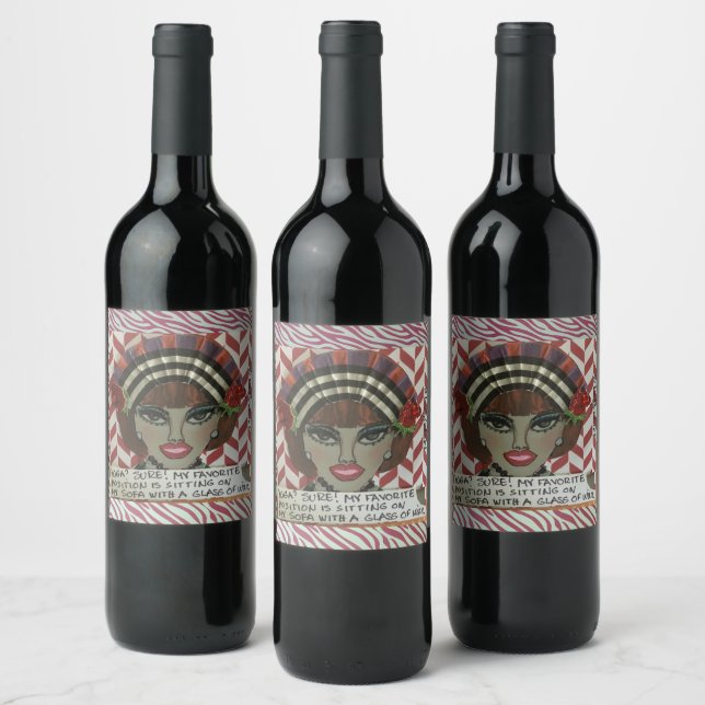 Cerveja Rótulo da garrafa de vinho (Garrafas)