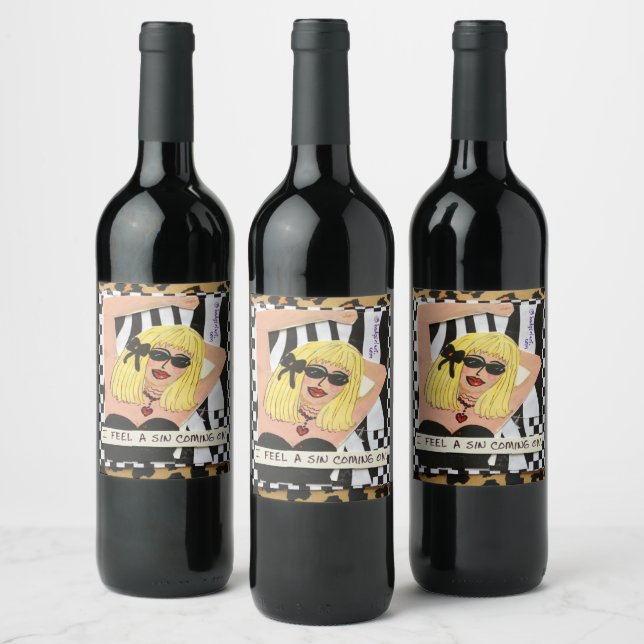 Cerveja Rótulo da garrafa de vinho (Garrafas)