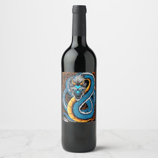 Cerveja Rótulo da garrafa de vinho 8,9 cm x 10,2 cm Facilm (Frente)